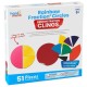 Learning Resources Hand2Mind Rainbow Fraction Circles Demonstration Clings